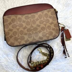 COACH Camera Bag In Signature Canvas Crossbody